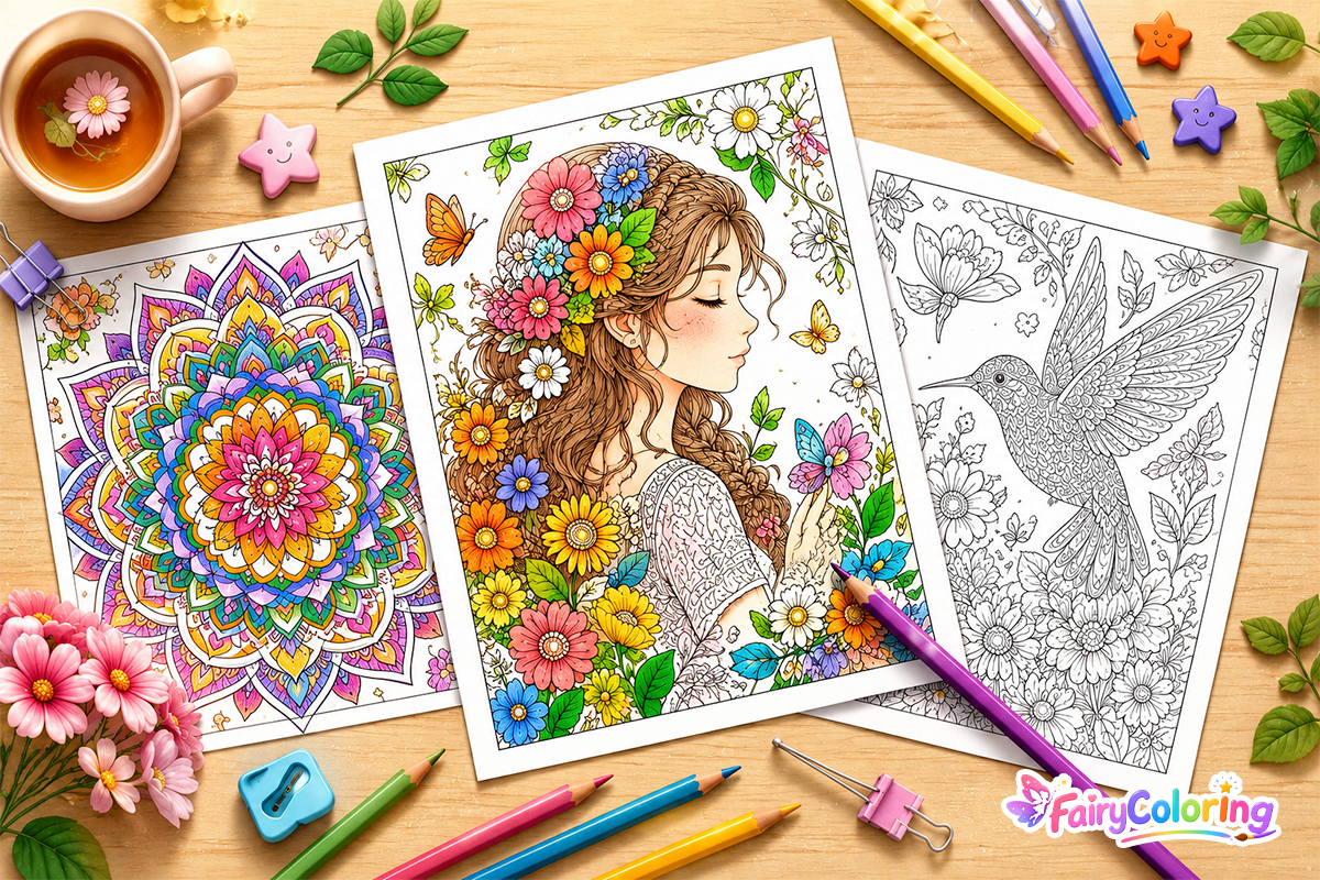 Coloring Games for Adults featured artwork