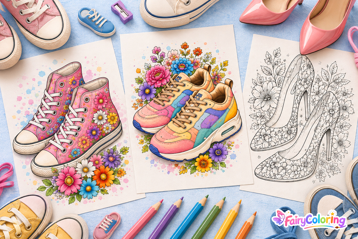 Coloring Shoes featured artwork