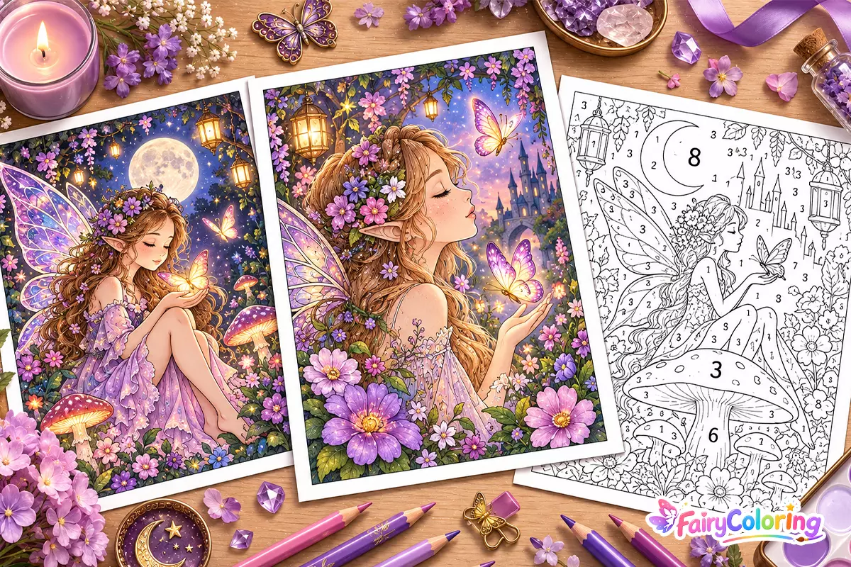 Fairy Color by Number